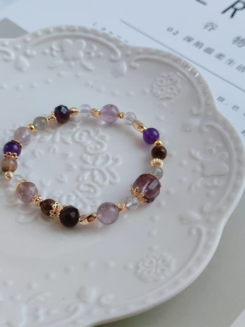 繁花-手作水晶手鍊 招財、開智慧、舒緩情緒