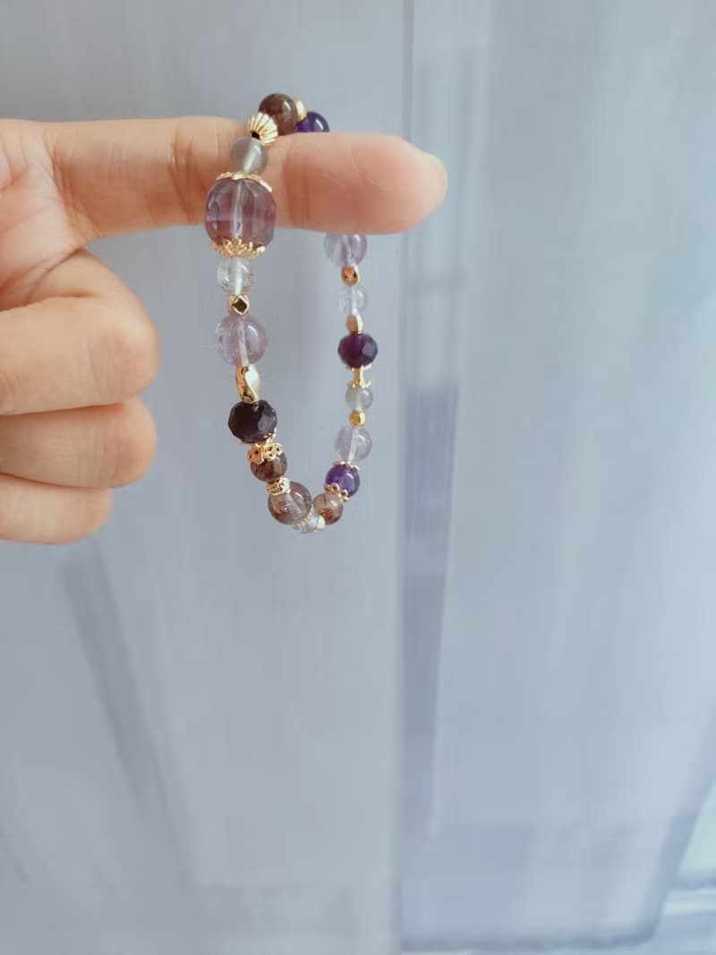 繁花-手作水晶手鍊 招財、開智慧、舒緩情緒