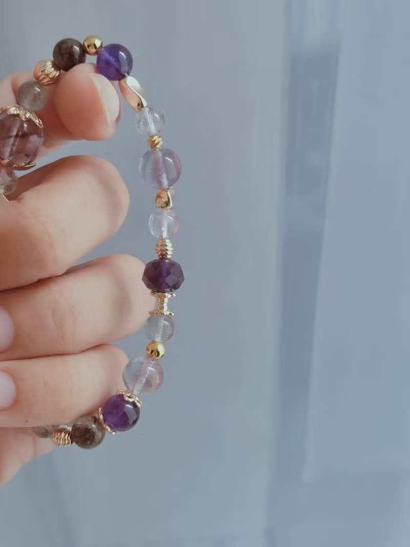 繁花-手作水晶手鍊 招財、開智慧、舒緩情緒