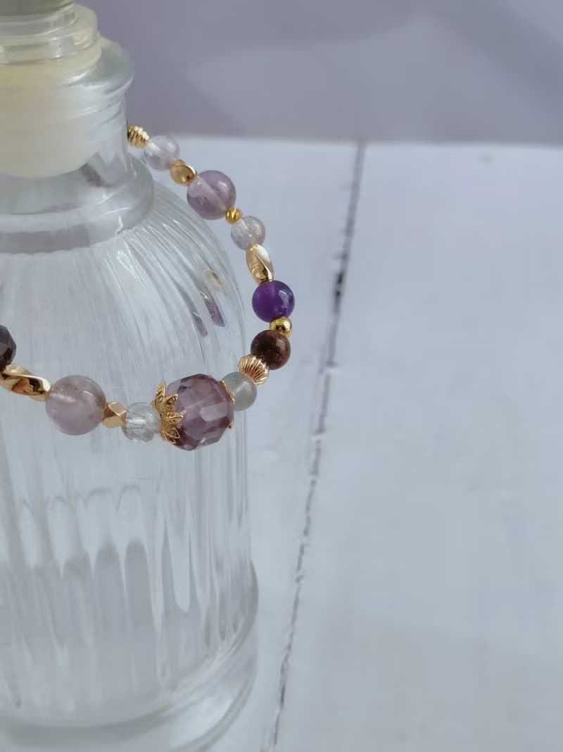 繁花-手作水晶手鍊 招財、開智慧、舒緩情緒
