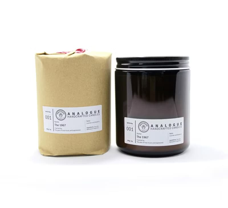 Analogue The 1967 Bee&Soy Wax Candle搖滾騷靈大豆香氛蠟燭