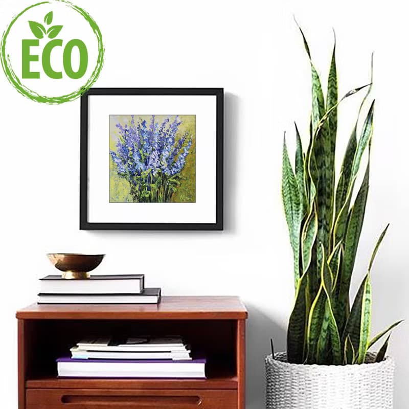 Bluebonnets Painting Bouquet Meadow Wildflowers Flowers Provence France Riviera