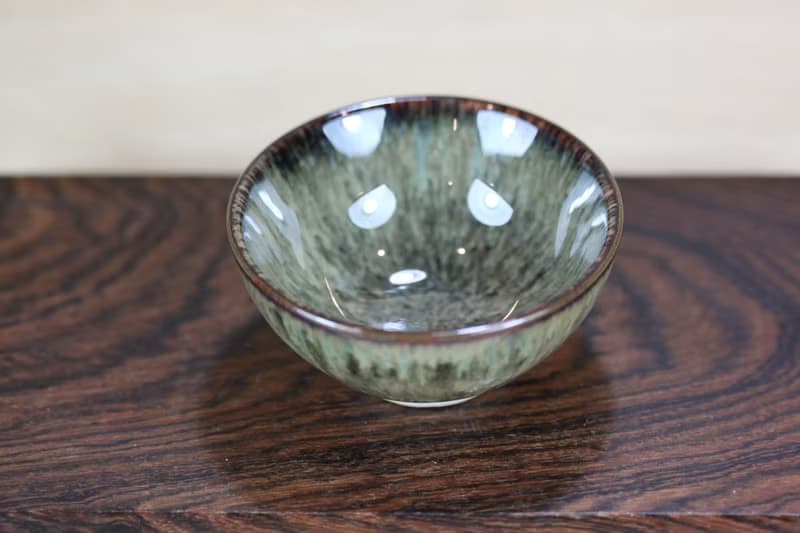 【送禮好物】60ml 森林 天目釉 圓滿茶杯 鶯歌名家葉敏祥作品