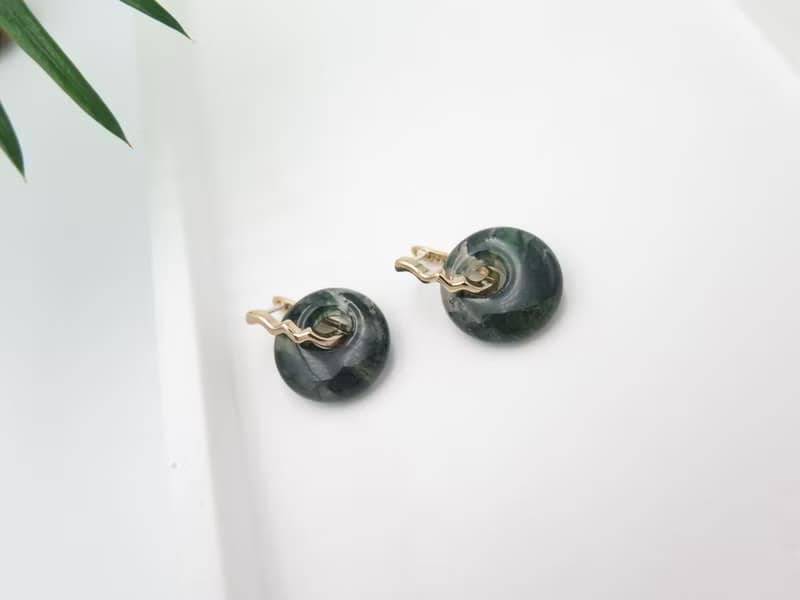 COLE COOL兩用簡約時尚純銀玉耳環