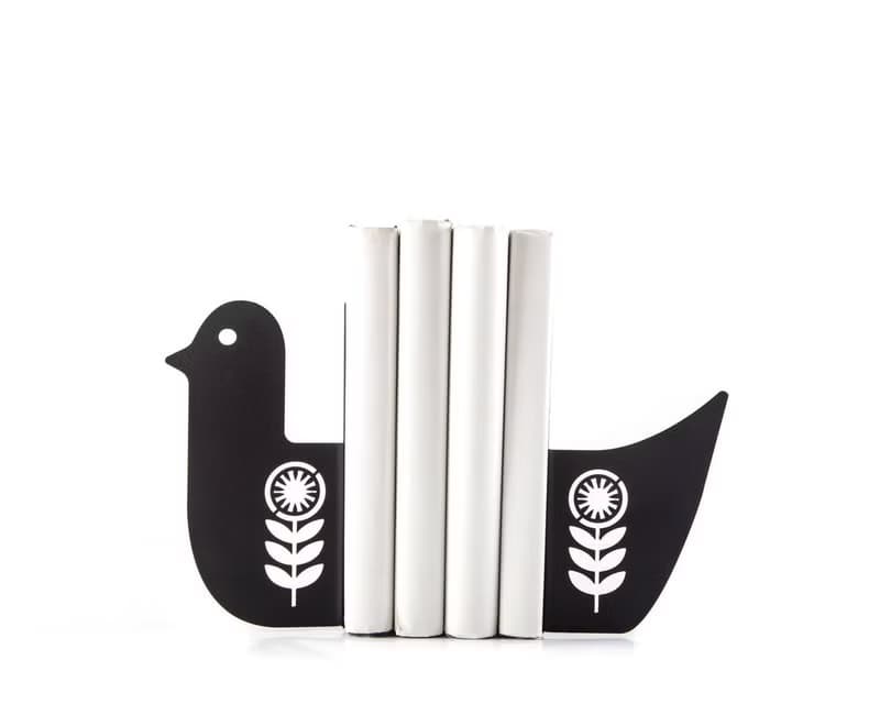 Metal Bookends // Scandi Bird // FREE SHIPPING //