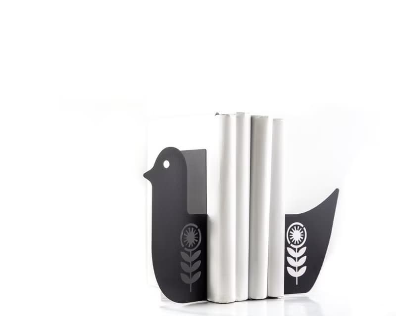 Metal Bookends // Scandi Bird // FREE SHIPPING //