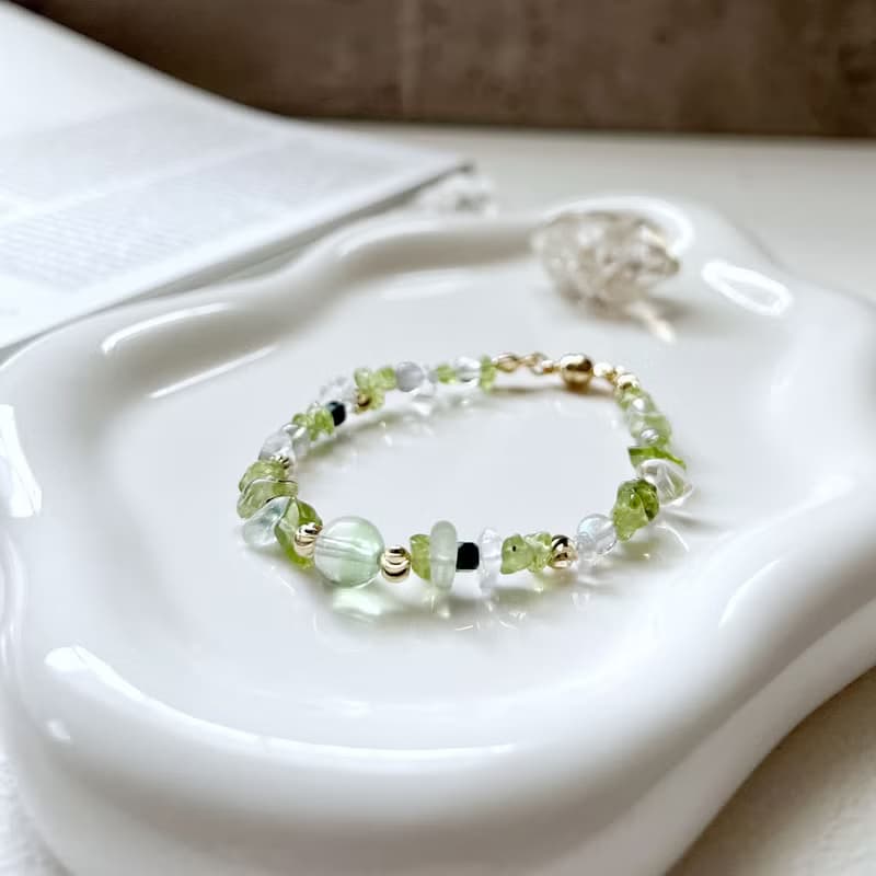 【生命靈數4】橄欖石創作手鍊