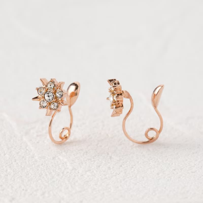 polaris loop-fit earring PG　ループフィットイヤリング　星　スター　ピンクゴールド