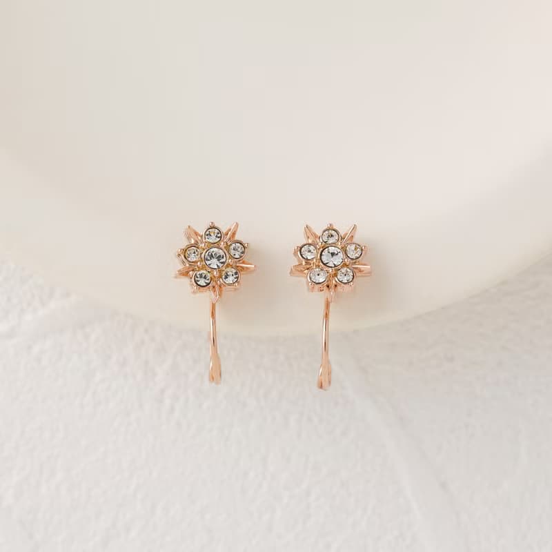 polaris loop-fit earring PG　ループフィットイヤリング　星　スター　ピンクゴールド