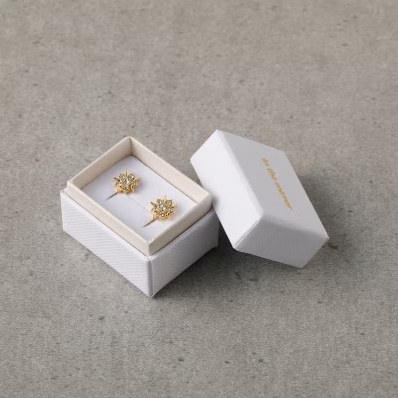 polaris loop-fit earring PG　ループフィットイヤリング　星　スター　ピンクゴールド