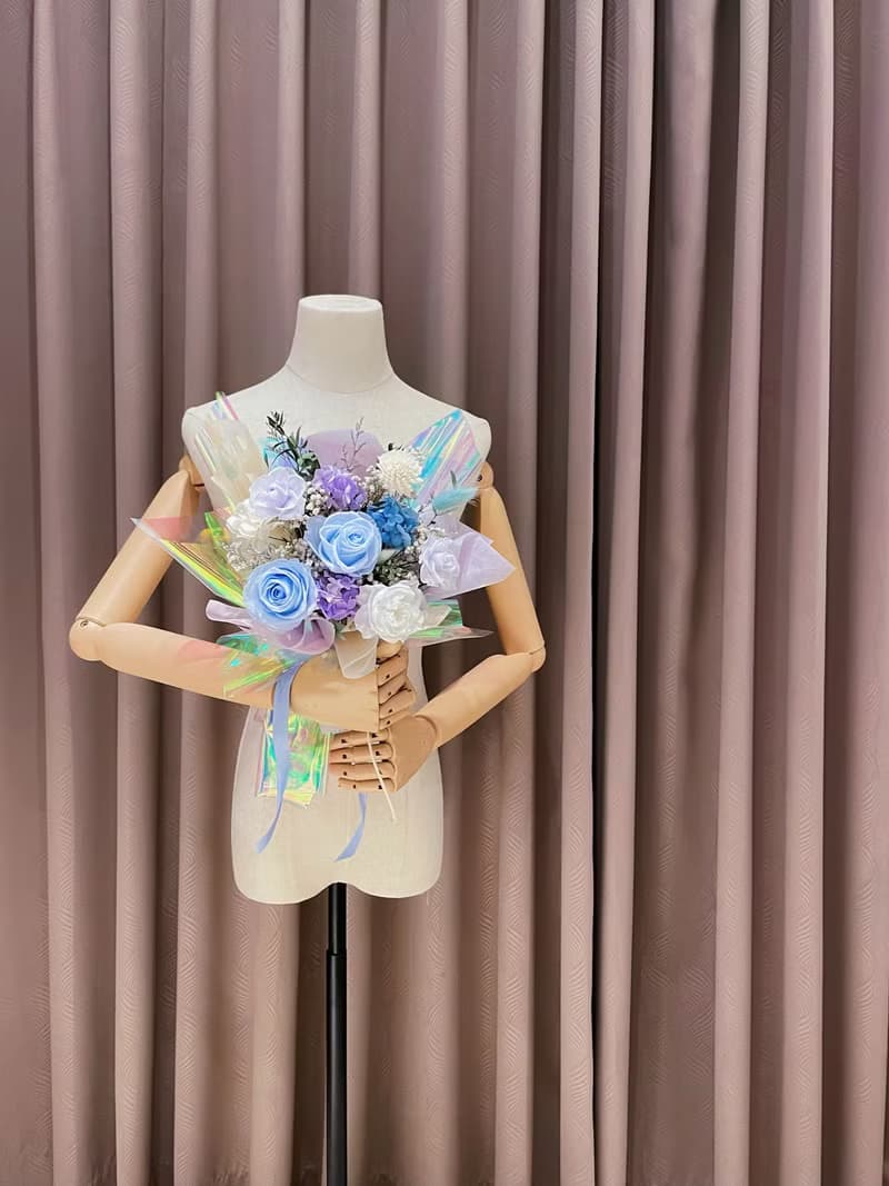 星河燦爛永生花束 乾燥花束 情人節花束 求婚花束 告白花束