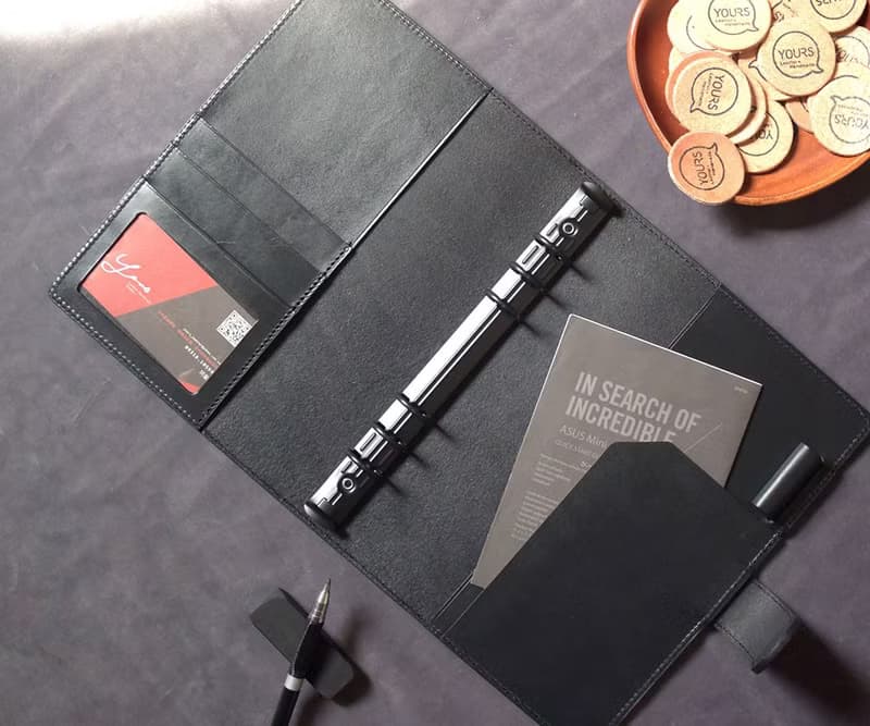 A5 真皮活頁筆記本細版磁釦 特製版//2025手帳
