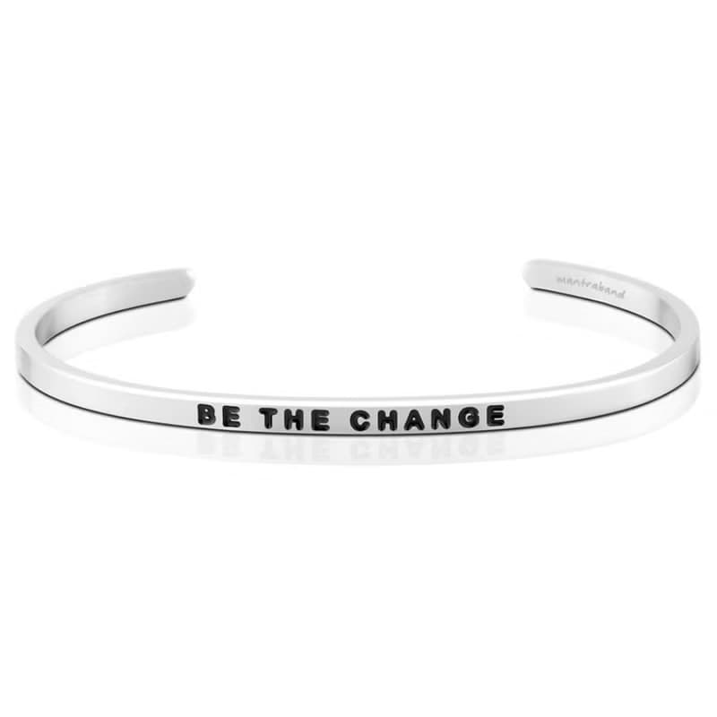 Mantraband悄悄話許願手環-  BE THE CHANGE 改變自我