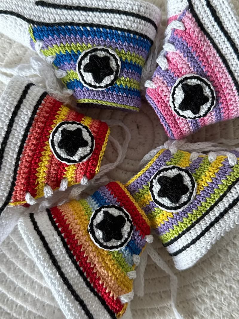 Cute Converse Baby Booties Baby Newborn Shoes Gift Baby Reveal Party Family Look