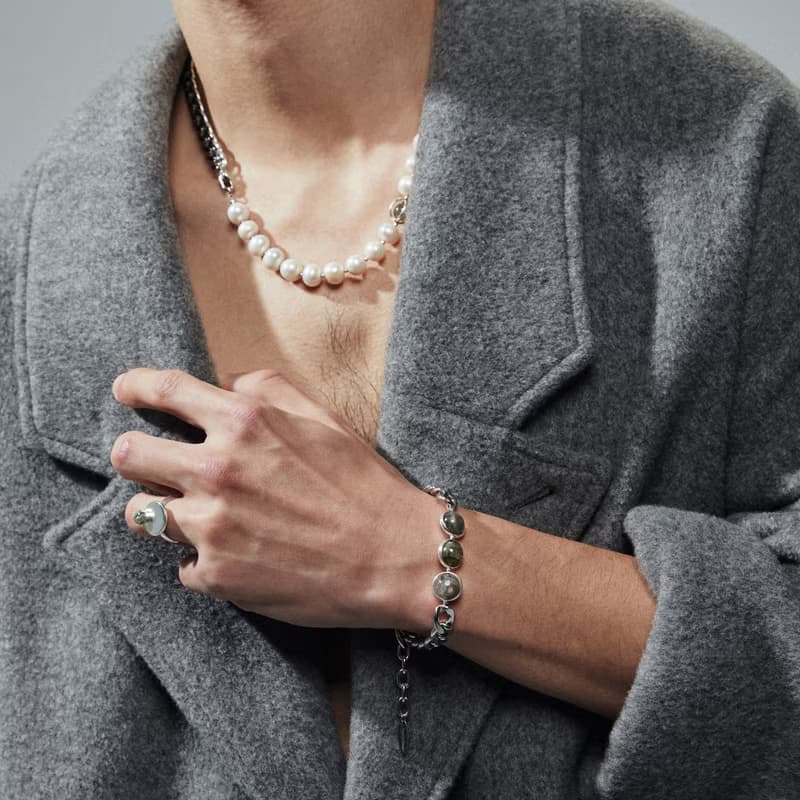 尼普頓不鏽鋼拉長石手鍊 Neptune stainless steel bracelet