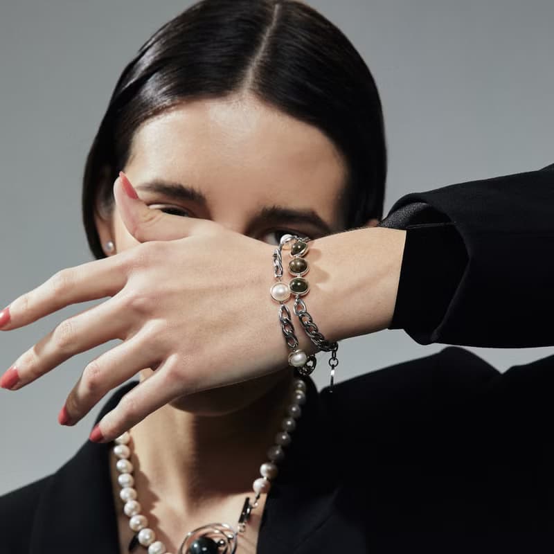 尼普頓不鏽鋼拉長石手鍊 Neptune stainless steel bracelet