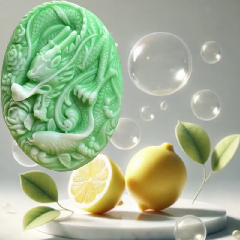 吉祥龍紋開運皂(二)手工皂 擁抱傳統與自然 平安皂守護您的每一天