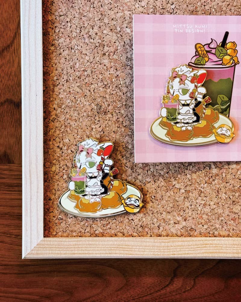 【招財貓】Mittsu Kumi 原創作品 - 徽章