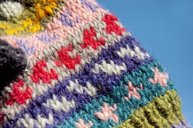 手織純羊毛針織手套/可拆卸保暖手套/內刷毛手套/觸控手套-北歐