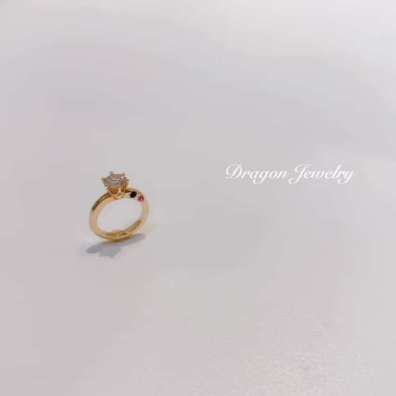最有意義和溫度的紀念品  慶祝新生命誕生 寶貝紀念戒指 18k金