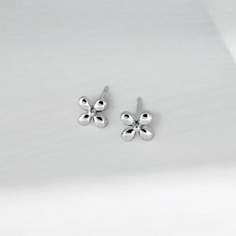 925純銀 | 點點小花_耳環