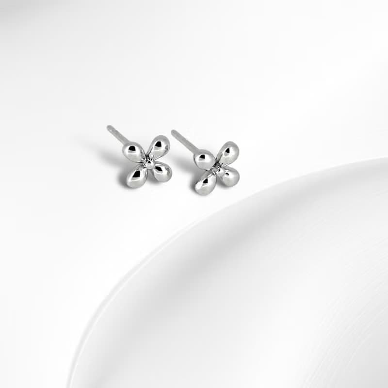 925純銀 | 點點小花_耳環