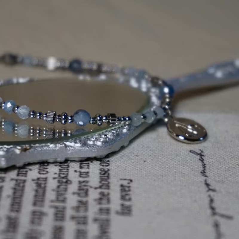 ll MODO 設計款 - 海藍寶的相遇 ll 海藍寶細手鍊 BR-00008