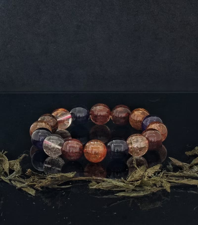 黑加侖超七 13.7mm 水晶手鍊 ( HKA9202 )