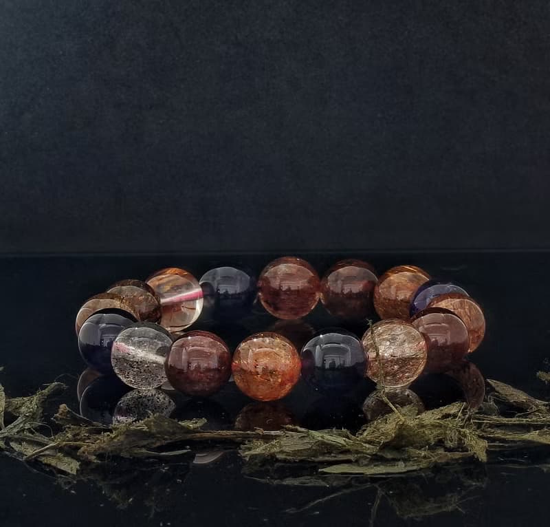 黑加侖超七 13.7mm 水晶手鍊 ( HKA9202 )