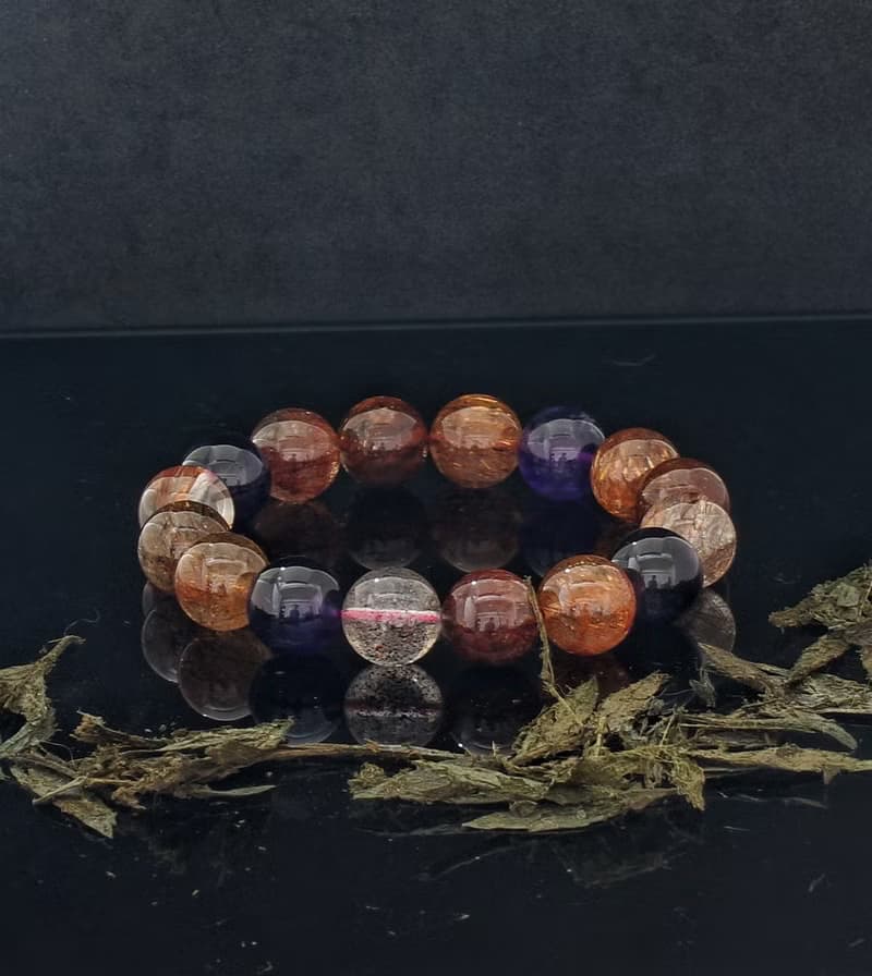 黑加侖超七 13.7mm 水晶手鍊 ( HKA9202 )