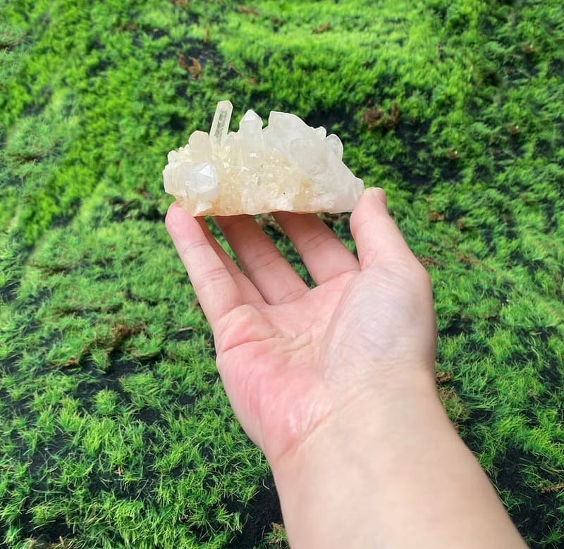 天然原礦能量白水晶簇 消磁淨化 開運 辦公室 風水 擺件 入厝禮物
