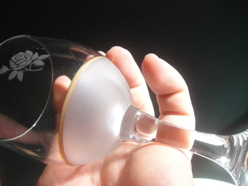 【老時光 OLD-TIME】早期二手精美玻璃酒杯組(五個一組)