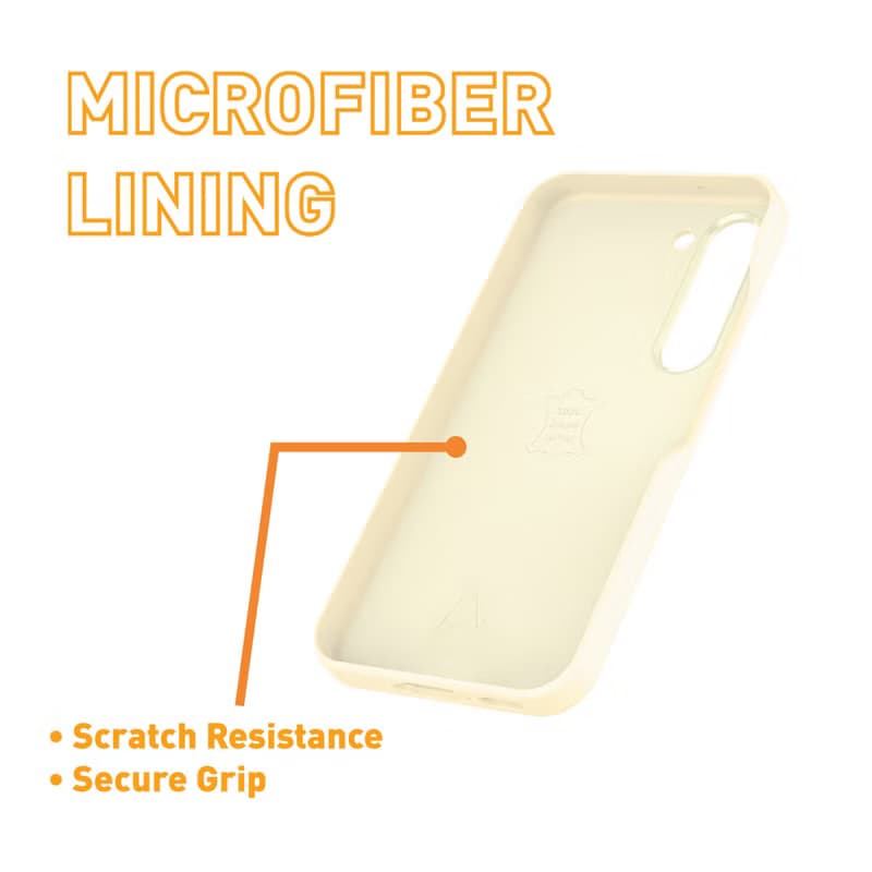 ARMOR Samsung Galaxy S23+/S23 全真皮電話保護殼_暮光白