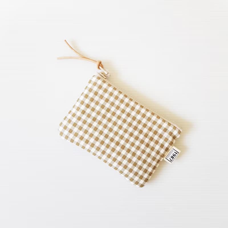 【小方格系】共3色 零錢包 萬用包 卡套 隨身包 拉鏈袋 禮物