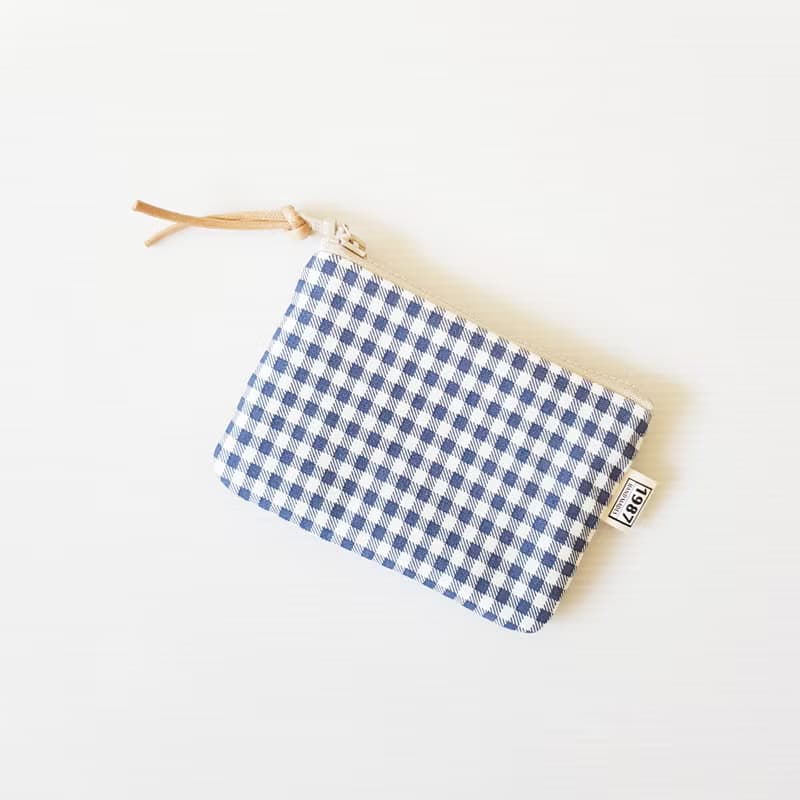 【小方格系】共3色 零錢包 萬用包 卡套 隨身包 拉鏈袋 禮物