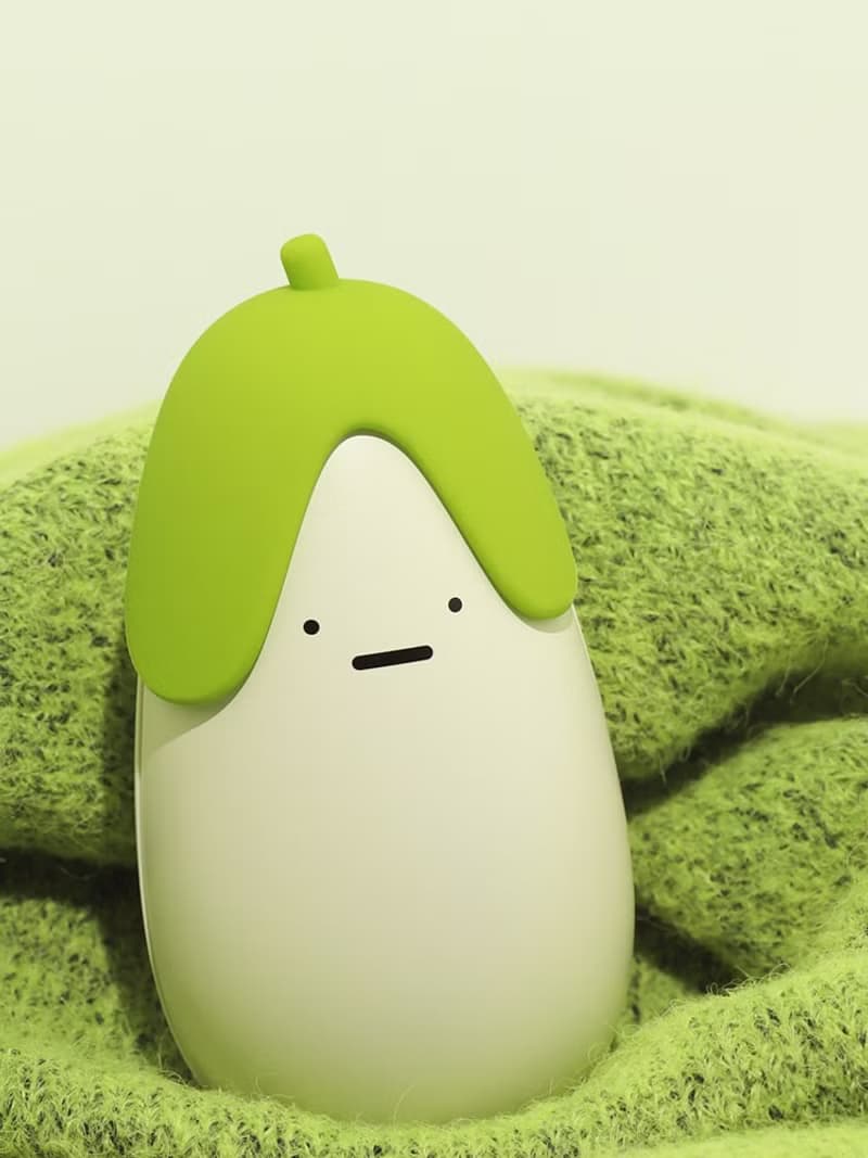 茄子暖手寶 快速充電寶 便攜迷你暖寶寶 快充移動電源 行動電源