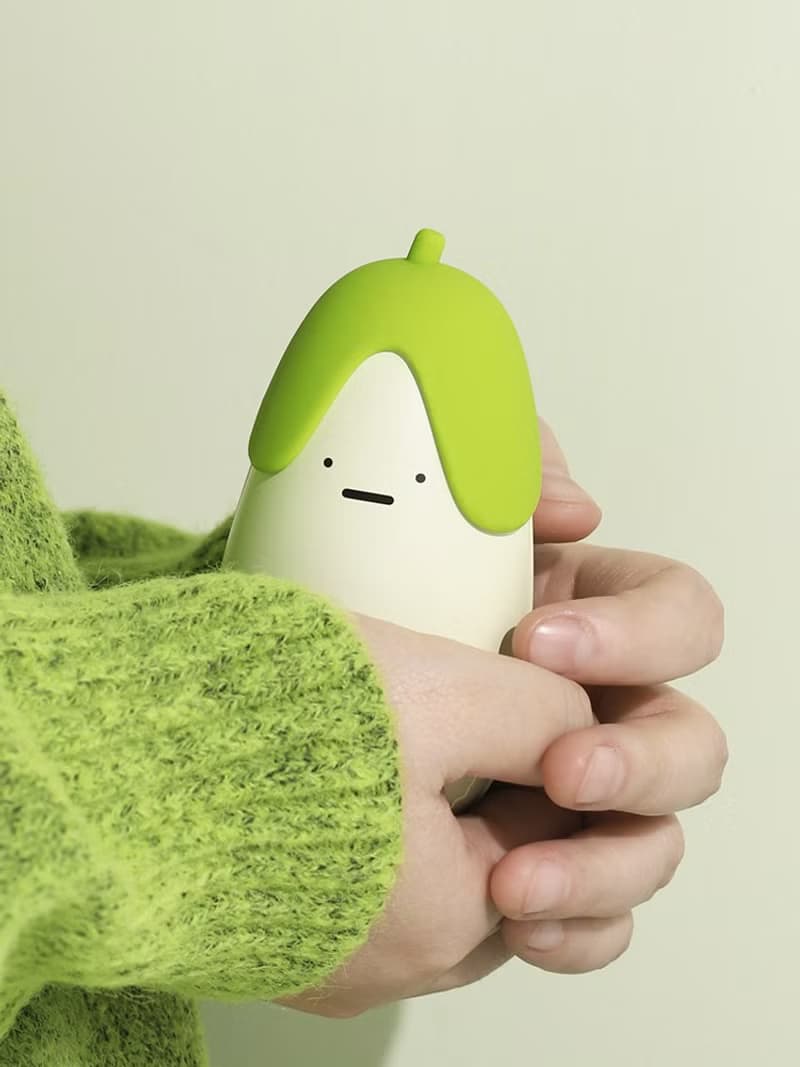 茄子暖手寶 快速充電寶 便攜迷你暖寶寶 快充移動電源 行動電源