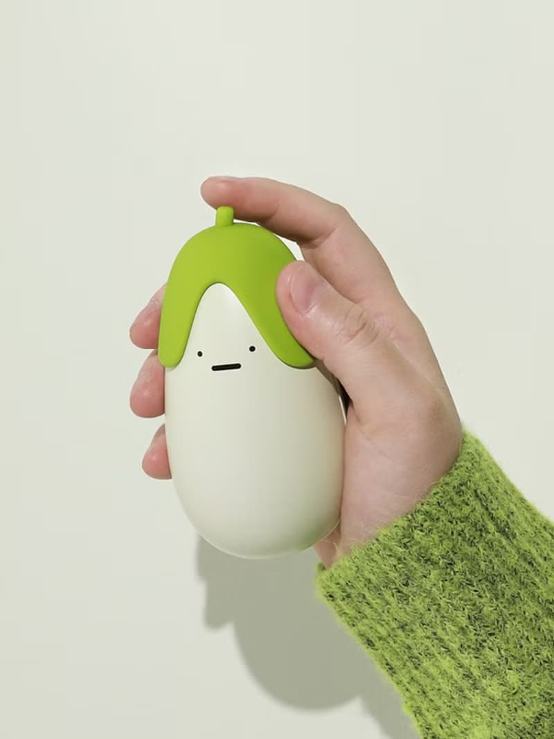 茄子暖手寶 快速充電寶 便攜迷你暖寶寶 快充移動電源 行動電源