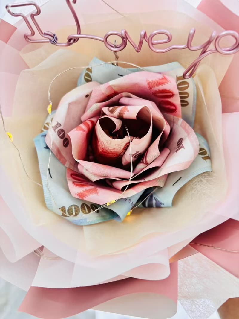 有錢花/鈔票花束/節日花束 情人節花束