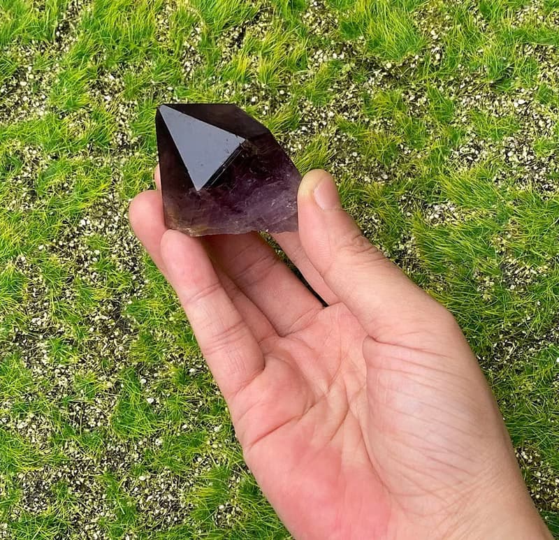 紫水晶骨幹 冥想 療癒 避邪化煞 吸收負能量 快速出貨 風水擺件