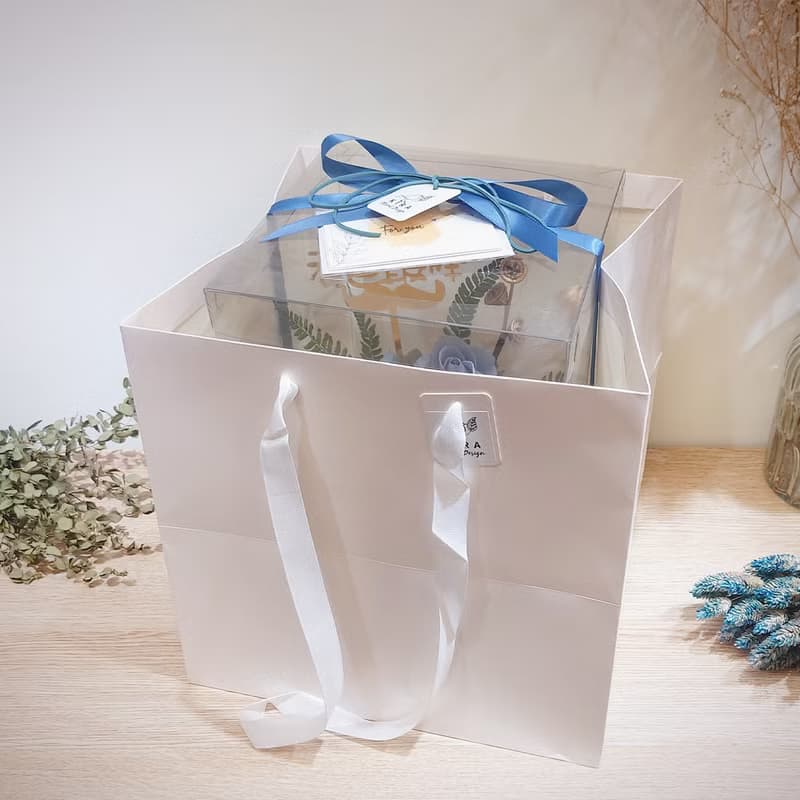 祝爸爸有錢花! 永生花有錢花二層蛋糕/有錢花蛋糕/永生花/父親節