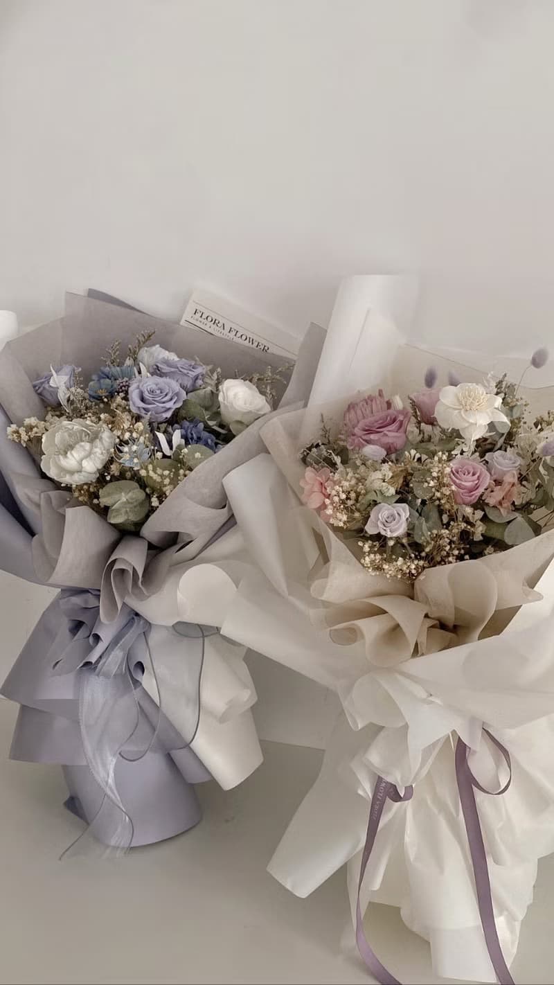 Flora Flower乾燥花束-琥珀歲月