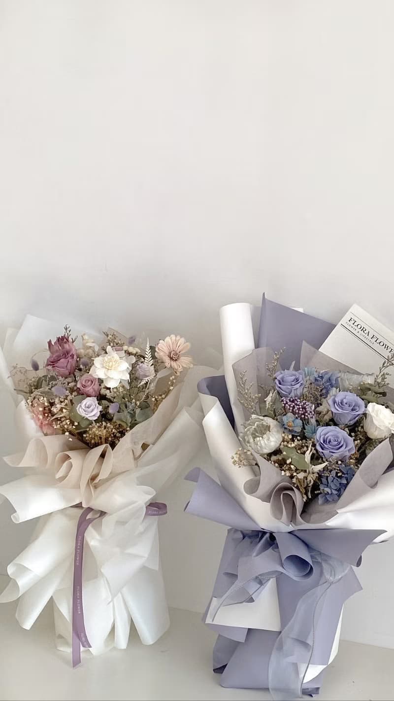 Flora Flower乾燥花束-琥珀歲月