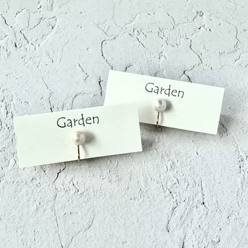 pearl ear cuff/ear clip 【6mm】【Not a pair, just one】