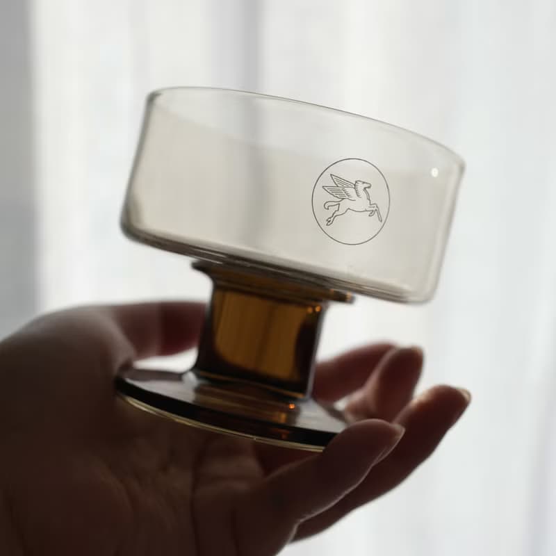 1970年 法國 復古 煙熏 玻璃杯 / 香檳杯 / 甜點杯 (一件)