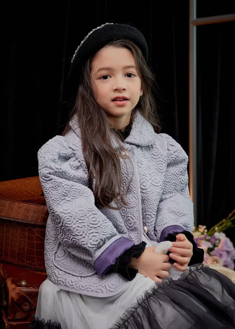 Jacquard padding for girls