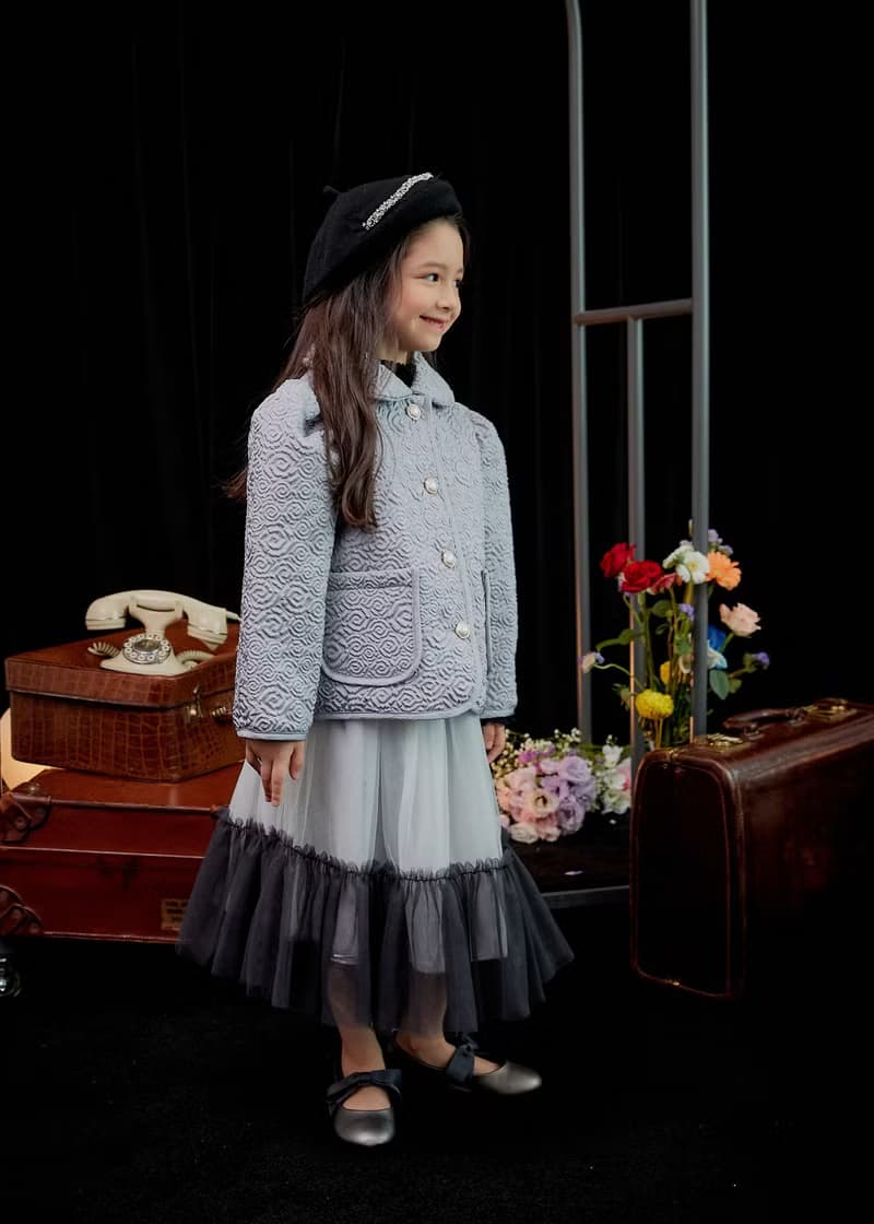 Jacquard padding for girls