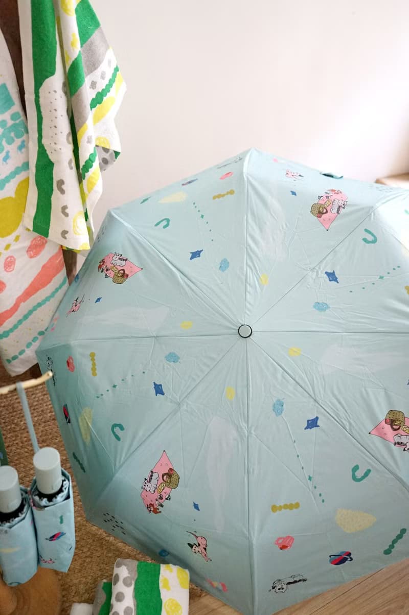 Yinke印花雨傘毛巾組生活禮盒 快速出貨
