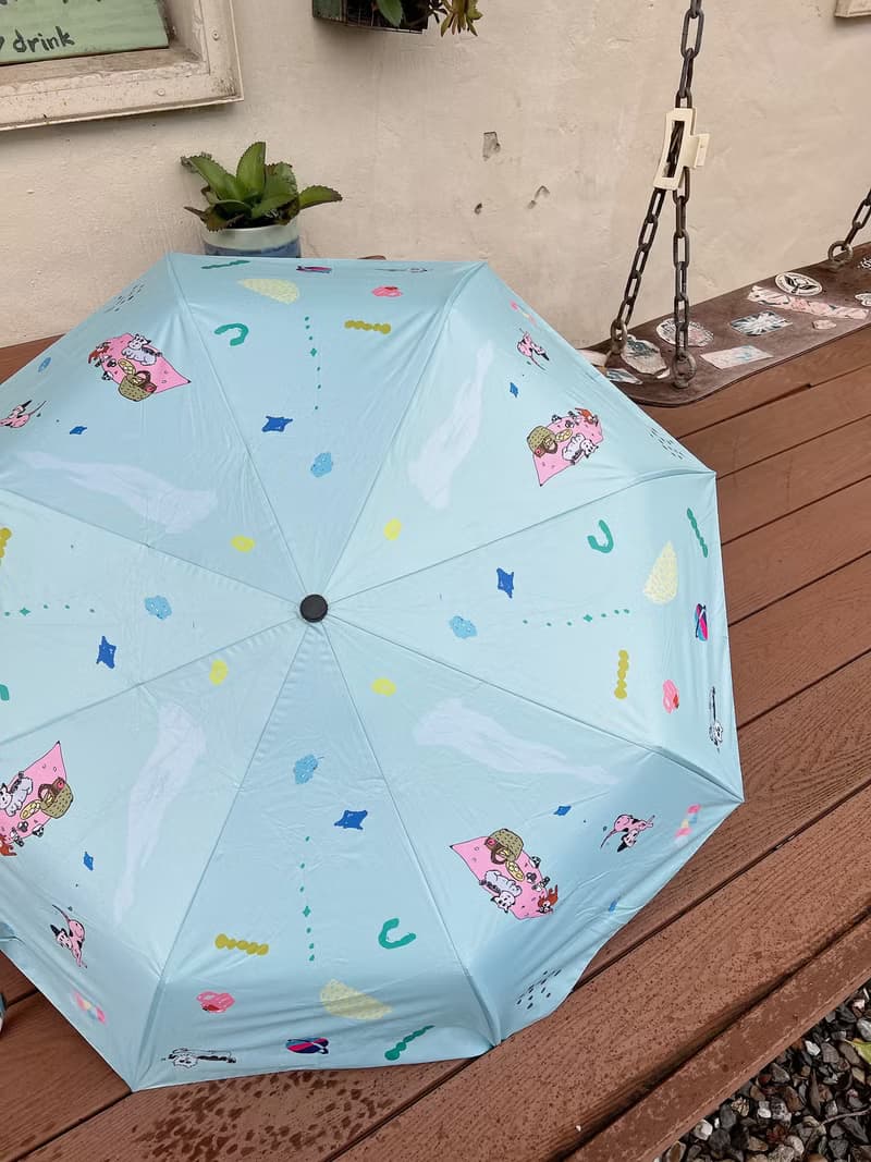 Yinke印花雨傘毛巾組生活禮盒 快速出貨