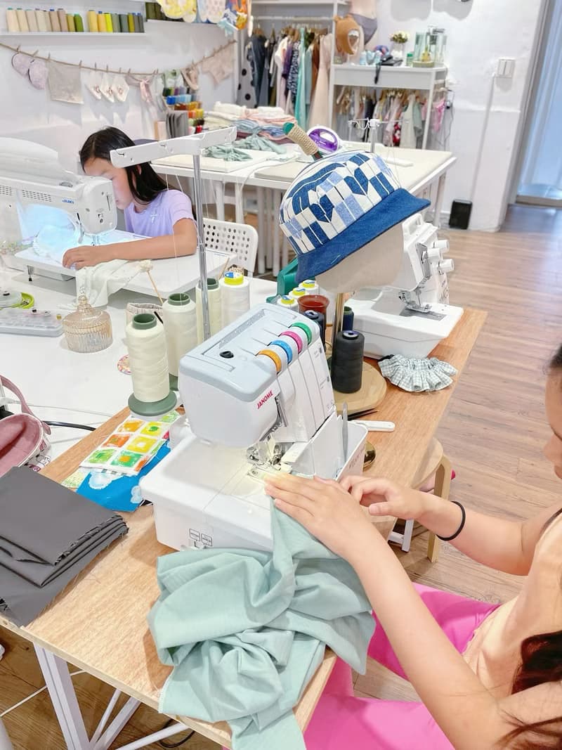 【體驗】初學OK台北縫紉體驗_幼兒針織彌月熊帽手套包屁衣含教學設備材料